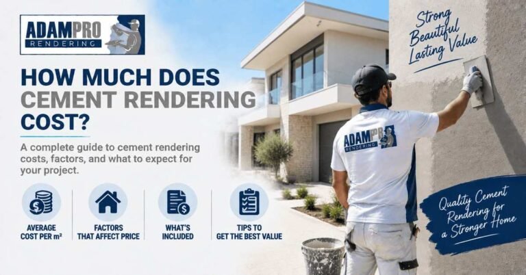 How Much Does Cement Rendering Cost?