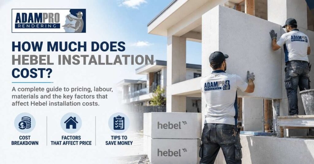 How Much Does Hebel Installation Cost in australia. adam pro.