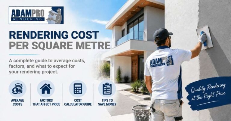 Rendering Cost Per Square Metre in NSW
